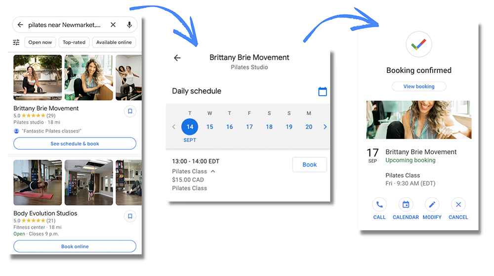 Booking Google GBP