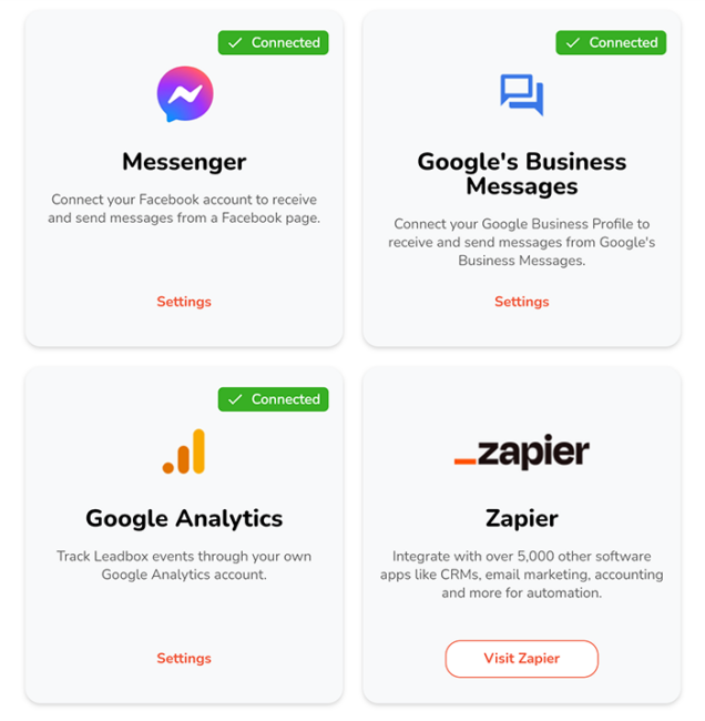 Google business messages integration