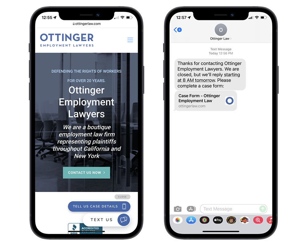 lawyer text messaging