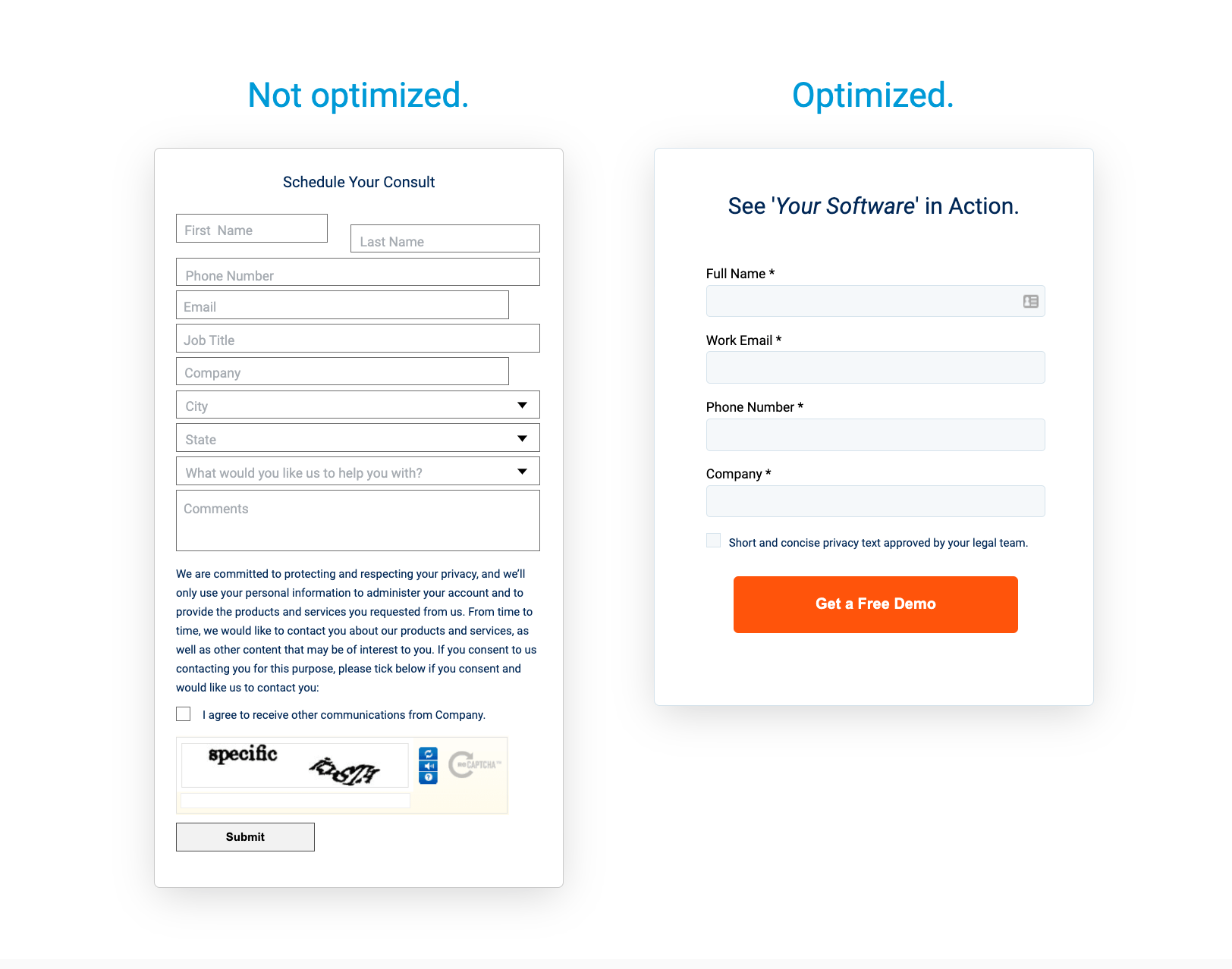 lead form example