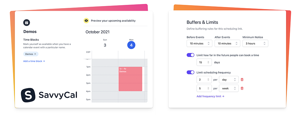 SavvyCal scheduling software